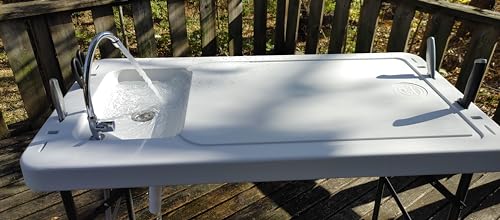 Old Cedar Outfitters Fish and Game Cleaning Table with Sink and Folding Legs by Old Cedar Outfitters - Image 5