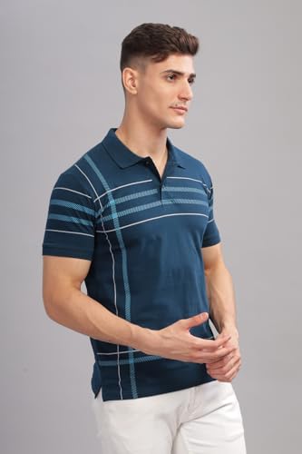 Image of ADRO Regular Fit Polo T-Shirt for Men| Printed Polo T-Shirt | Cotton Polo T Shirt