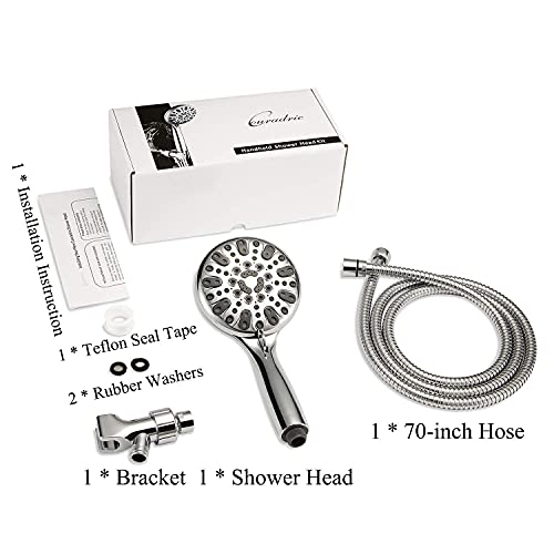 Couradric 5"Handheld Shower Head & Couradric 4" Handheld Shower Head Bundle #TOP7