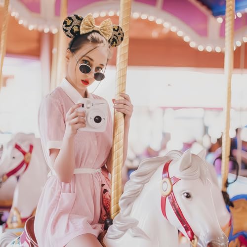 Image of DRESHOW Mouse Ears Bow Headbands Glitter Party Decoration Cosplay Costume for Women