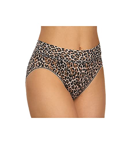 Hanky Panky Classic Leopard French Brief, L, Brown Black #TOP17
