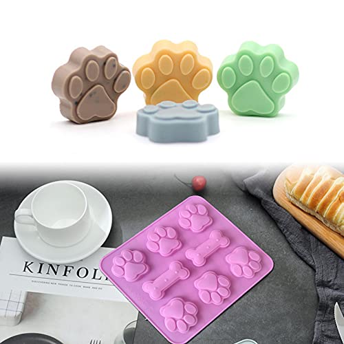 Stampi in Silicone Zampe e Ossa Gommose Fondente
