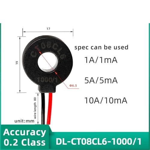 Evita lecturas erróneas con el transformador de corriente toroidal mini CA 2