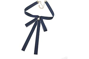 Charming Women's Japanese Pearl Bow Tie for Elegant Occasions