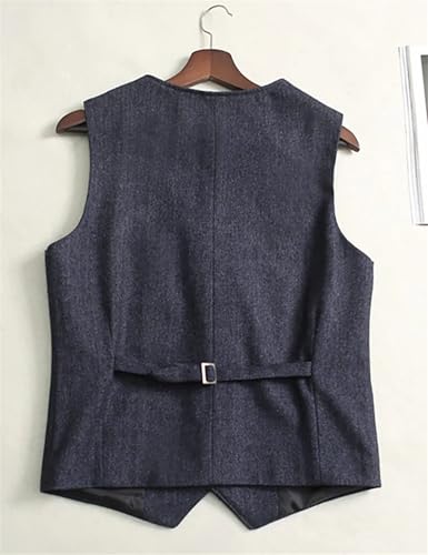 Men's Casual Business Vest Jacket Slim Fit Prom Party Wedding Groom Suit Vest3