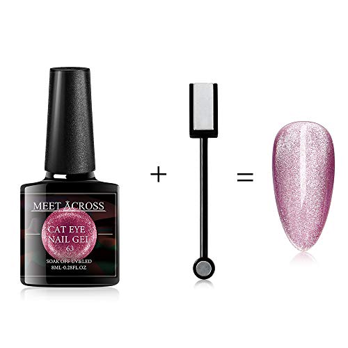 Cat Eye Gel Nail Polish Set Soak Off Uv Led Light Starry Sky Effect Magic Gel Nail Polish Kit Manicure Nail Art Gift Kit 6 Colors Free Magnet Stick #TOP5