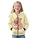 Coldinair Capybara Girls' Fashion Hoodies & Sweatshirts Zip Hoodies for Girls Casual Pullover Hooded Jacket for Kids Teens 8-10 Years Old Novelty Casual Long Sleeve Active Sweatshirt with Pocket