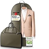 TRANSPORT SIMPLE - La housse chemise voyage possède deux poignées et se plie facilement. La housse de voyage pour vêtements pliable est parfaite pour les costumes, les veste, les veston, les chemise, les chemisier et le robe lors de votre prochain voyage !