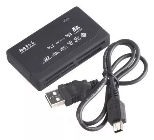 Leitor Cartão Memória Universal Usb Card Reader Compact Flash Sdhc Sim Cf Sd Xd Picture Card Type M