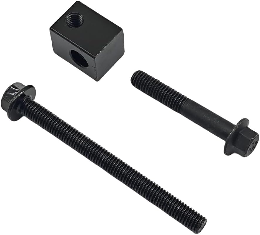 Alternator Pump Pulley Adjuster Kit with Mounting Bolts and Nuts Compatible with Hyundai Elantra 2001-2006 Accent 2000-2007 Kia Rio 2006-2007 Replace 37463-33000 37462-22000 37471-24000