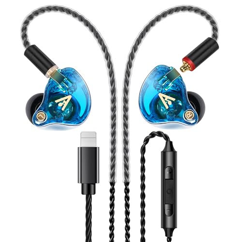 Image of Audiovance Vibes 202ML HiFi Wired Earbuds for iPhone 14 /13 /12 /11 /X, Pro Max