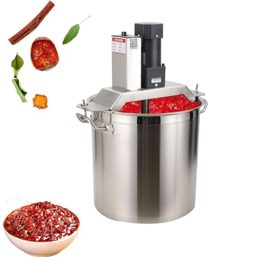 Xoiasth 40L/80L Commercial Electric Food Stirrer Pot,Automatic Pot Stirrer Mixer,Electric Jam Mixer,for Making Jam/Sauce/Filling (20L)
