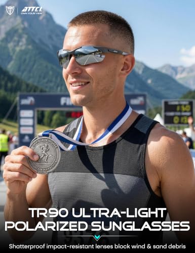 ATTCL TR90 Polarized Running Sunglasses