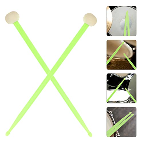Baquetas profesionales dobles Vaguelly, 1 par, para batería, snare y jazz, agarre cómodo, para estudiantes y entrenamiento de peso, accesorios de percusión para músicos miniatura 6