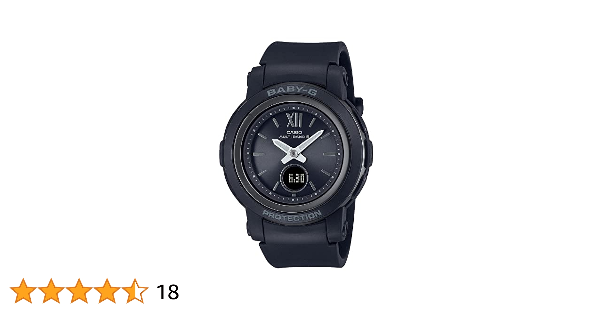 CASIO カシオ BABY-G BGA-2900-1AJF 電波ソーラー 黒 BGA-2900AF-1AJF | CASIO