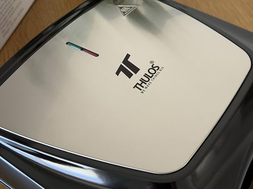 Sandwichera 3 en 1 – Grill, Gofrera y Sandwichera | 1400W | Placas Antiadherentes Intercambiables | Control Automático de Temperatura | Color Negro, Almacenamiento Vertical, MS1401 - imagen 4