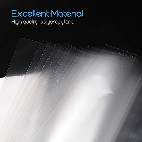 image for KTRIO Sheet Protector 8.5 x 11 inch Non-Glare Clear Page Protectors, P