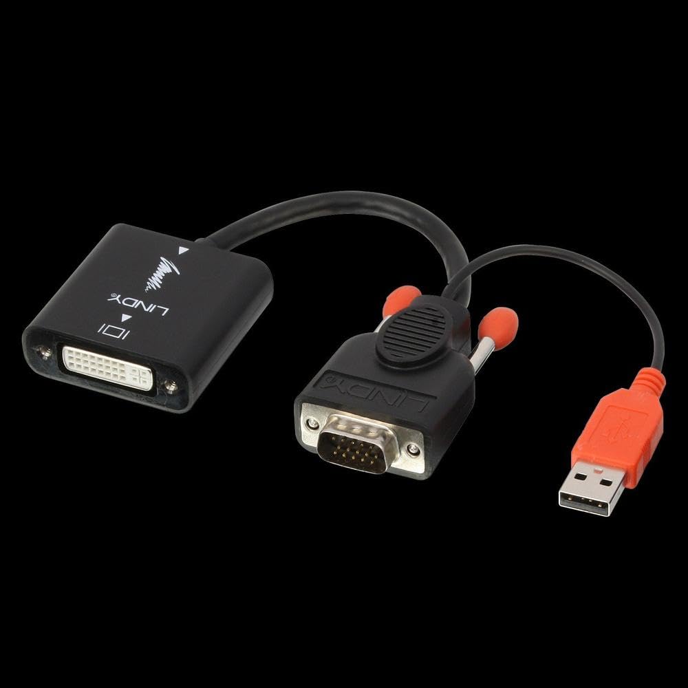 LINDY VGA-コンポーネントビデオ　DVIコンバーター　　型番32563 HDMI・DVI LINDY VGA-コンポーネントビデオ DVIコンバーター 型番32563