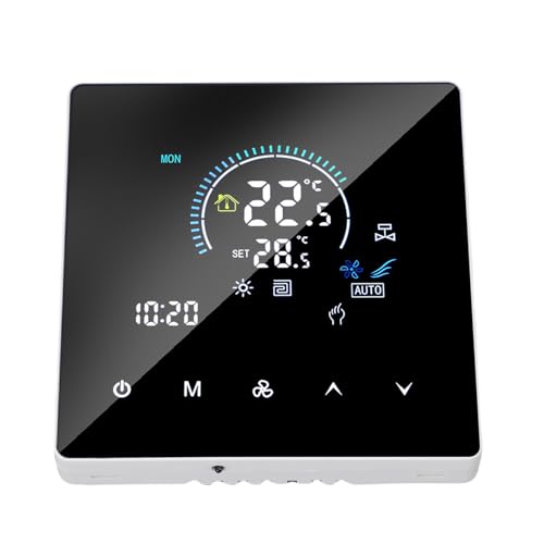 Thermostat programmable pour bureau à domicile et chauffage au sol tactile
