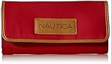 Nautica womens Carry-all The Perfect Carry All Money Manager Wallet Oraganizer with RFID Blocking Wallet, Red, One Size US