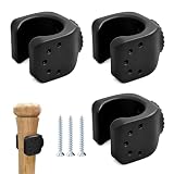 Vetin 6-teilig Baseballschläger Halterung Set, für Ø30-36mm