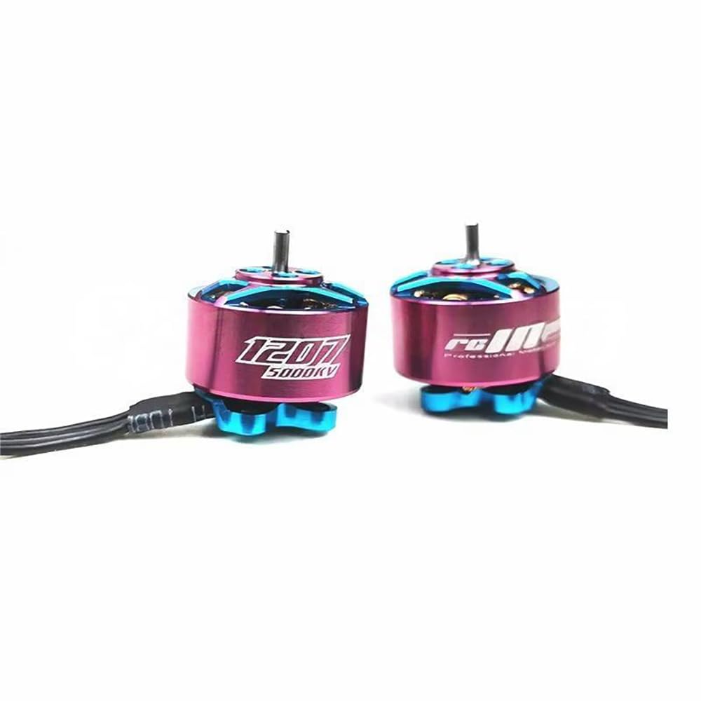 GTS V2 1207 KV5000 3-4S różowy silnik bezszczotkowy do silników RCINPOWER RC Drone FPV modele wyścigowe akcesoria DIY część zamienna (4 szt. 1207 5000KV)