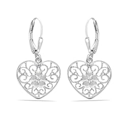 Filigree Heart Drop-1.18"