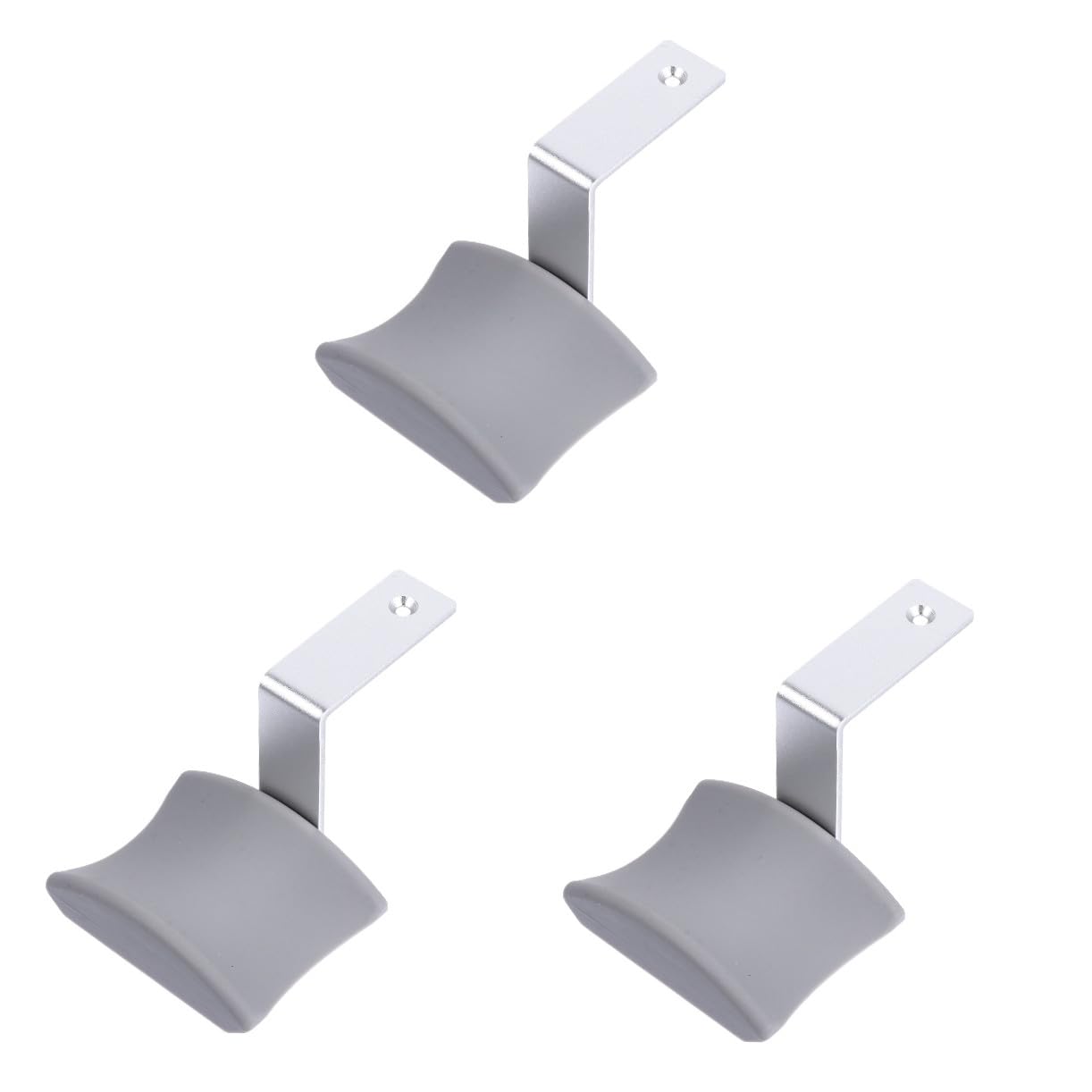 Uonlytech 3pièces Support De Casque Écouteurs Hanger avec Sticker Adhésif Support Pratique Silicone pour Pc Gaming Et Bureau