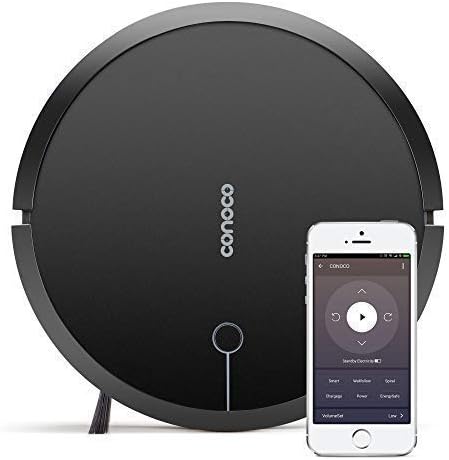 CONOCO 1705 Robotic Vacuum Cleaner with Strong Suction, for Low-Pile  Carpet, Hard Floor, Wi-Fi Connected : Amazon.ca: Home