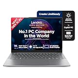 Lenovo Yoga Slim 7 Aura Edition Intel Evo Core Ultra 5 226V (16GB RAM/512GB SSD/14 (35.5cm)/WUXGA OLED/Copilot+ PC/Windows 11/MSO 365 Basic+Office 2024/1Yr ADP/Luna Grey/1.19Kg), 83JX00CSIN AI Laptop