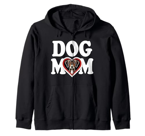 Plott Hound Dog Mom Cute Puppy Madre Mujer Sudadera con Capucha