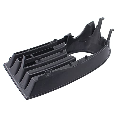 Doo Engy Lüftungsgitter Nebelscheinwerfer Gitter Stoßstange Lüftung Abdeckung Blende Nebelscheinwerfergitter Stoßstangengitter schwarz vorne links und rechts für Golf 5 Golf V 2003-2008