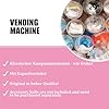 Vending Machine, 18.11 Big Bubble Gumball Machine Lockable Candy Gumball Dispenser Machine Large Capacity Toy Vending Machine for 1.26inch Ball,Yellow