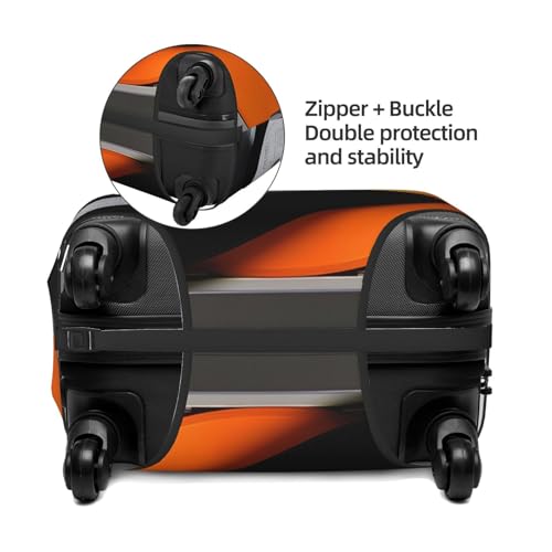 Phonograph Elastic Travel Luggage Cover, Washable Spandex Suitcase Protector, Anti-Scratch Fits 18-32 Inch4