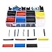 580pcs 2:1 Wrap Wire Cable Insulated Polyolefin Heat Shrink Tube Ratio Tubing Insulation Shrinkable Tubes