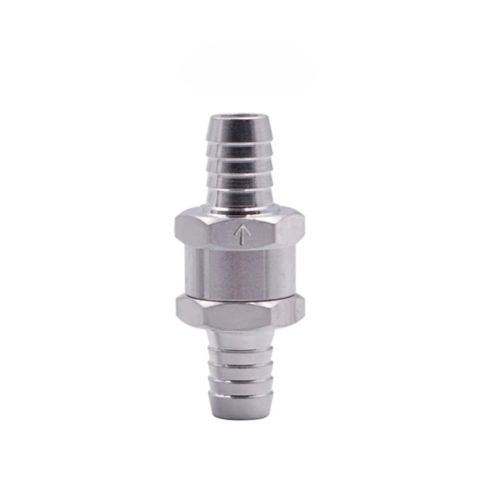 Fuel Non Return Check Valve 6/8/10/12mm Aluminium Alloy Petrol Diesel Water Line One Way(1pcs 12MM)