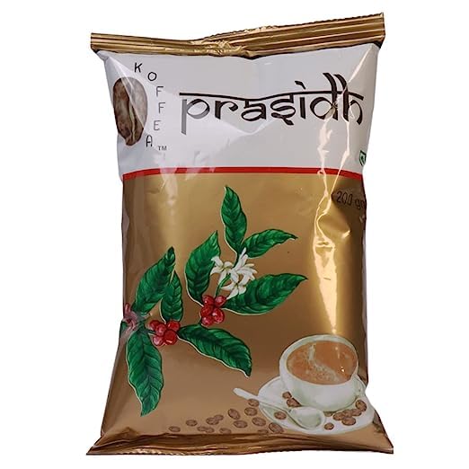 Koffea Prasidh Strong Filter Coffee Powder Authentic South Indian Filter Coorg Coffee With Blend Of 60% Coffee And 40% Chicory | High In Aroma And Flavour (600 gram)