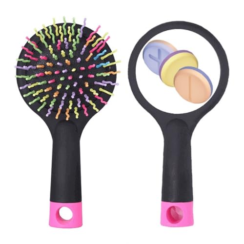Brosse pneumatique motif pilule et soin cheveux pour démêlage sans douleur en salon