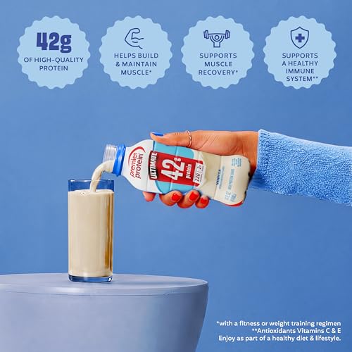 Image of Premier Protein ULTIMATE 42g High Protein Shake, Vanilla, 4 Pack