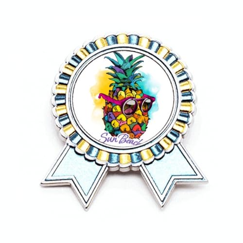 Broche fruit tropical originale en métal idée cadeau anniversaire unique