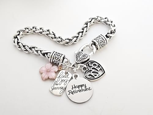 Retirement Gifts for Women, 2023 Retirement Gift Bracelet, Coworker Congratulations Gift, Happy Retirement Jewelry4