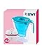 Produktbild BWT Wasserfilter Vida Petrol 2,6L + 13 Magnesium Filterkartuschen | Jahrespaket | Wasserfilter Trinkwasser | Für Speisen & Getränke | Filtert Kalk, Chlor, Blei & Kupfer