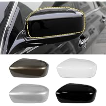 Door Side Rearview Mirror Cover Compatible With Honda Accord 2003 2004 2005 2006 2007 CM5 CM6 Housing Rearview Mirror Protective Cover White Left Side