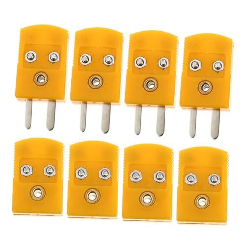 NAMOARLY Thermocouple Male Female Plugs K-Type Thermocouple Accuracy High-Temperature Tolerance Socket Connector Electrical Wire Connectors Robust Performance Safety Compliant