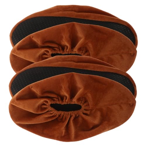 Toddmomy 2Pairs Non Slip Shoe Covers Reusable Boot Covers for Indoor Use Durable Floor Carpet Protection for Bowling and Home Activities