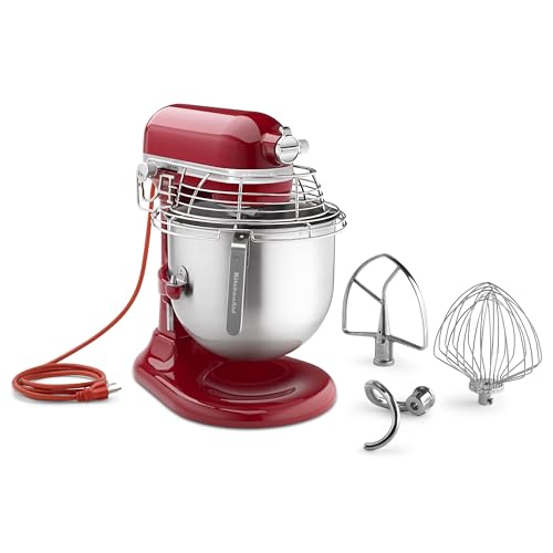 KitchenAid Commercial Series 8 Quart Bowl-Lift Stand Mixer with Stainless Steel Bowl Guard - KSMC895