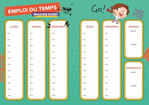 Agenda scolaire Mortelle Adèle 2024-2025 – vue 3