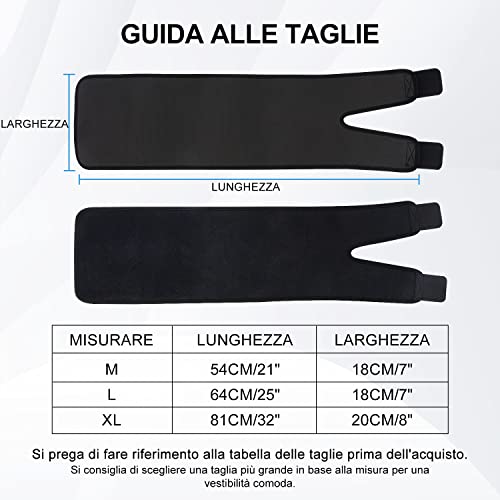 Supregear Supporto Coscia Compressione, Manicotto Di Compressione Regolabile In Neoprene Hamstring Quad Wrap E Antiscivolo Per Le Donne, Gli Uomini E I Muscoli Inguinali, I Guadricipiti (Nero, M) - 2