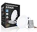 TORCHSTAR Essential Series 12W 6 Inch Low Profile Ultra-Thin Recessed Ceiling Light with Junction Box, 3000K Warm White, Dimmable Can-Killer Downlight, 850lm 100W Eqv. ETL and Energy Star, Pack of 6