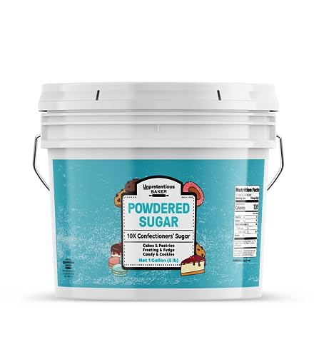 Unpretentious Powdered Sugar (1 Gallon) Confectioners Sugar, For Baking, Candy Making, Desserts #TOP19